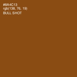 #8A4C13 - Bull Shot Color Image